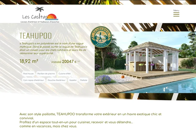 Les Casitas - Site brand WordPress